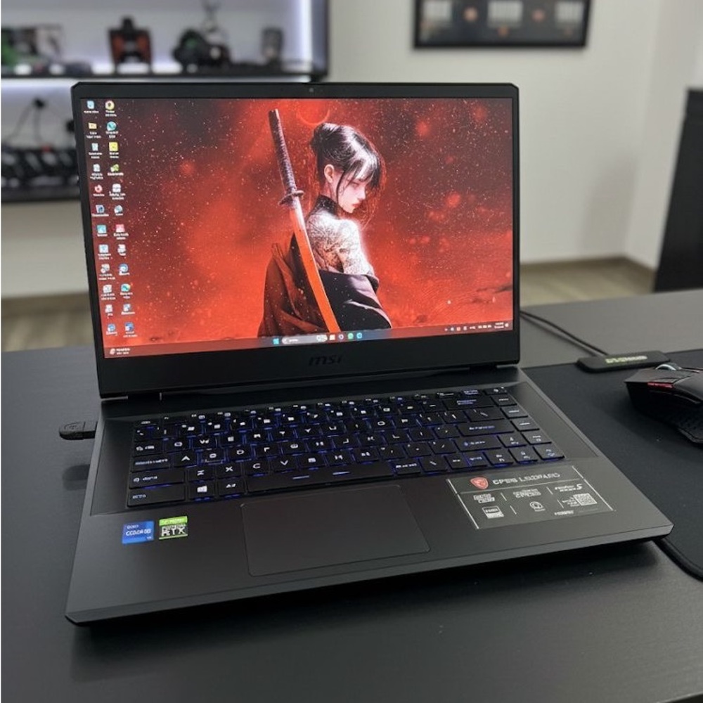 MSI Leopard Gaming Laptop with Black and Blue Accents